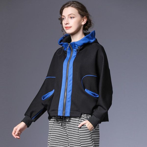 women's jackets fy.yiyi autumn bomber jacket women patchwork casual zipper pockets winter coat female demi-season mujer ladies outerwea, Black;brown
women's jackets fy.yiyi autumn bomber jacket women patchwork casual zipper pockets winter coat female demi-season mujer ladies outerwea, Black;brown