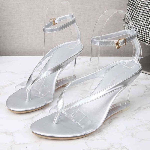 sandals women 2021 fashion summer flip-flops office 8cm transparent wedges model catwalk show shoes ic94, Black
sandals women 2021 fashion summer flip-flops office 8cm transparent wedges model catwalk show shoes ic94, Black