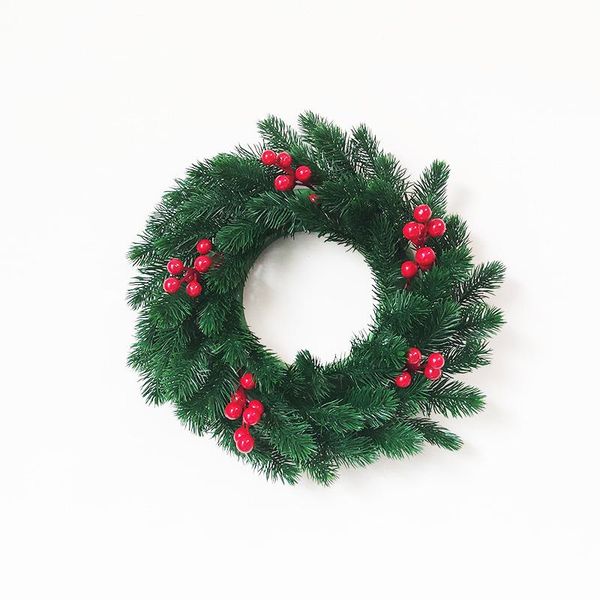 decorative flowers & wreaths artificial pine needles and red fruit garland christmas wreath for home decoration wall hanging door ornament
decorative flowers & wreaths artificial pine needles and red fruit garland christmas wreath for home decoration wall hanging door ornament
