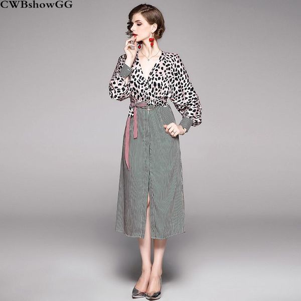 casual dresses leopard patchwork women lace-up dress 2021 spring and autumn v-neck fashion vintage long sleeve elegant a-line, Black;gray
casual dresses leopard patchwork women lace-up dress 2021 spring and autumn v-neck fashion vintage long sleeve elegant a-line, Black;gray