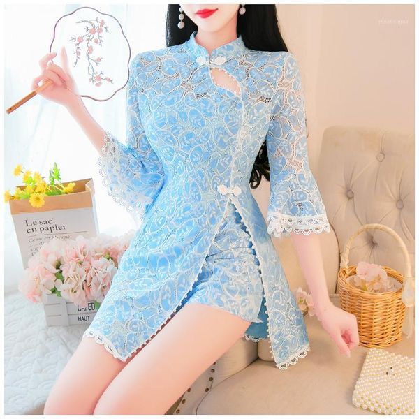 casual dresses summer's wind version young girl with improved qipao dress shorts suit two-piece in 2021, Black;gray
casual dresses summer's wind version young girl with improved qipao dress shorts suit two-piece in 2021, Black;gray