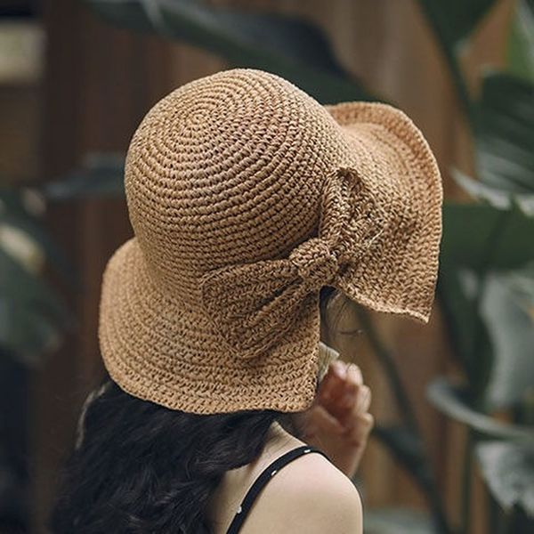 straw hat woman summer sun protection hat beach hat bowknot fisherman hats folding sun hats, Blue;gray
straw hat woman summer sun protection hat beach hat bowknot fisherman hats folding sun hats, Blue;gray