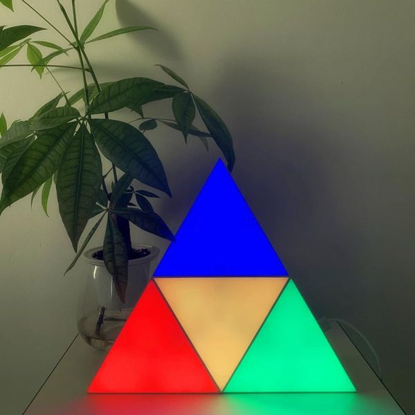 wall lamp diy remote control touch sensitive quantum lights led modular triangle rgb color-changing lamps
wall lamp diy remote control touch sensitive quantum lights led modular triangle rgb color-changing lamps