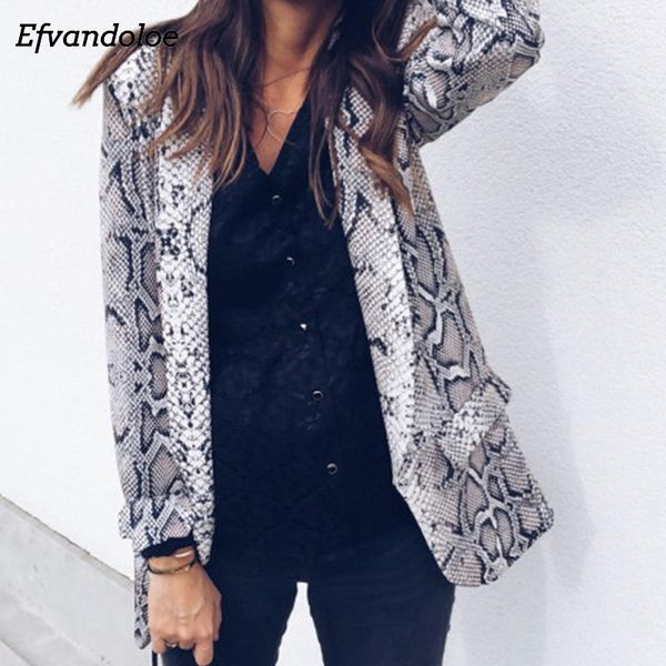 women's suits & blazers efvandoloe snake print blazer women jacket coat bleiser mujer 2021 clothes fashion autumn, White;black
women's suits & blazers efvandoloe snake print blazer women jacket coat bleiser mujer 2021 clothes fashion autumn, White;black