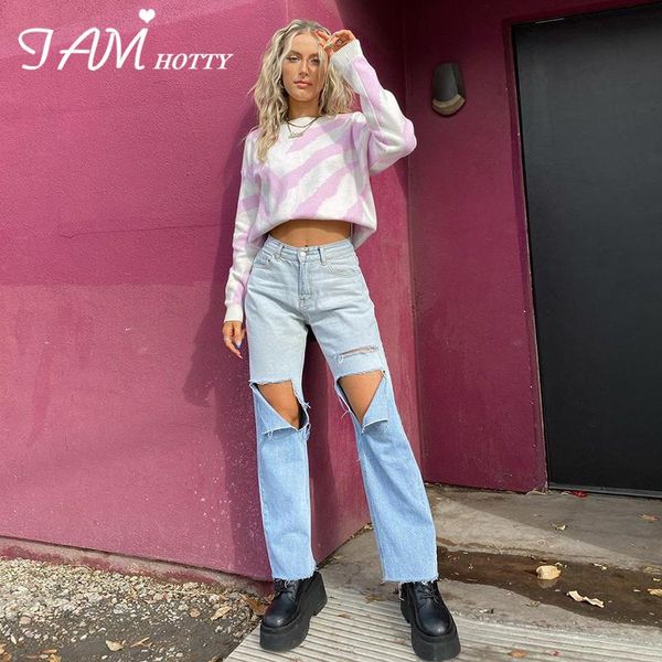 tie dye gradient color ripped distressed y2k jeans women hollow out oversized high-waisted denim pants streetwear 2021 iamty women's, Blue
tie dye gradient color ripped distressed y2k jeans women hollow out oversized high-waisted denim pants streetwear 2021 iamty women's, Blue