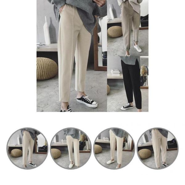 women's pants & capris skin-friendly breathable high waist all match ninth for daily wear, Black;white
women's pants & capris skin-friendly breathable high waist all match ninth for daily wear, Black;white