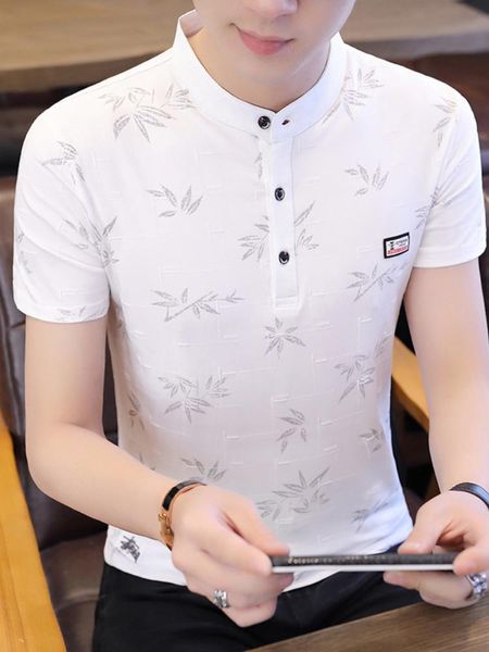 men's polos cotton short-sleeved t-shirt 2021 summer trendy brand half-sleeved shirt white t korean clothes, White;black
men's polos cotton short-sleeved t-shirt 2021 summer trendy brand half-sleeved shirt white t korean clothes, White;black