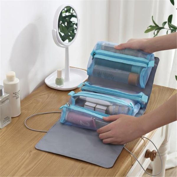 portable large-capacity korean style cosmetic bag multifunctional solid color mesh splittable wash storage bags & cases
portable large-capacity korean style cosmetic bag multifunctional solid color mesh splittable wash storage bags & cases