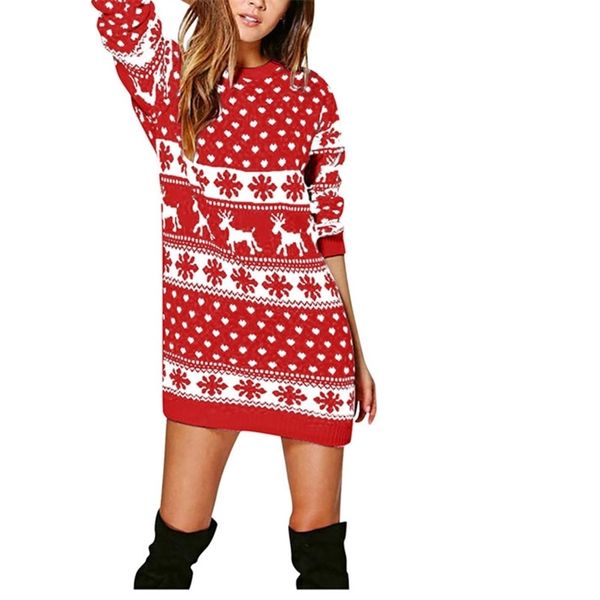 women dress christmas elk pattern printed full length regular sleeve round neck loose elegant fashion clothing 210522, Black;gray
women dress christmas elk pattern printed full length regular sleeve round neck loose elegant fashion clothing 210522, Black;gray