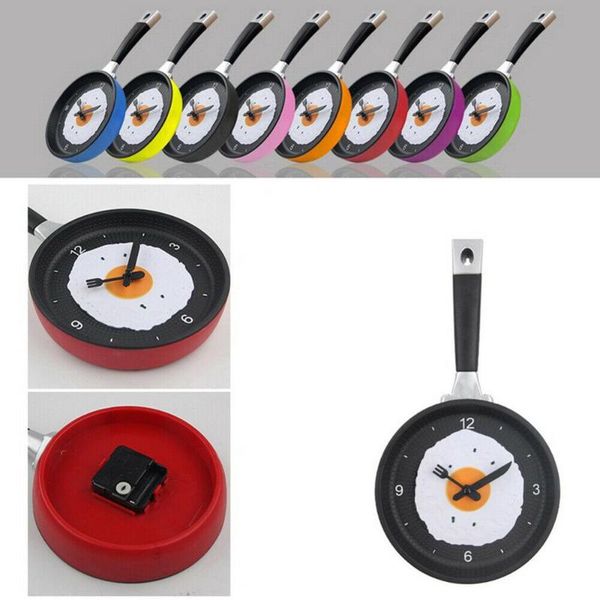 wall clocks 2021 frying pan clock knife fork pointer hanging watch for home kitchen decor with fried egg
wall clocks 2021 frying pan clock knife fork pointer hanging watch for home kitchen decor with fried egg