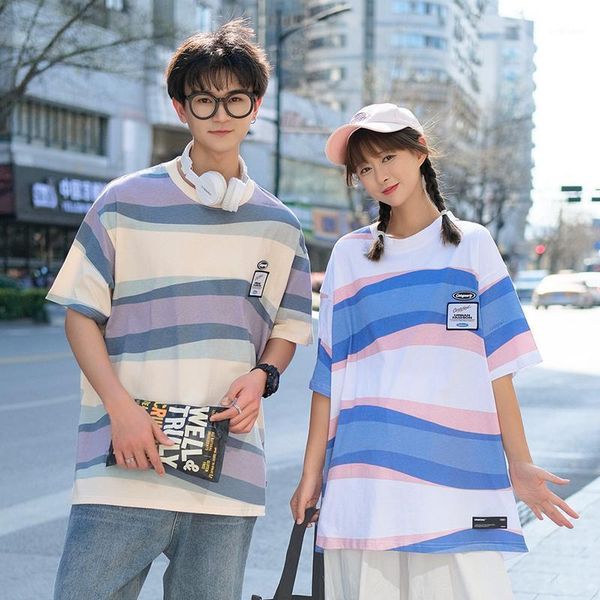 men's t-shirts harajuku funny fashion hit color stripe t-shirt thin loose creative couples clothes ness casual all-match hip hop street, White;black
men's t-shirts harajuku funny fashion hit color stripe t-shirt thin loose creative couples clothes ness casual all-match hip hop street, White;black