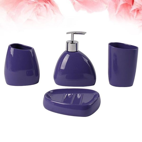 bath accessory set 1 4pcs acrylic bathroom supply premium toilet toothbrush holder soap dish tooth mug lotion bottle suit (purple)
bath accessory set 1 4pcs acrylic bathroom supply premium toilet toothbrush holder soap dish tooth mug lotion bottle suit (purple)