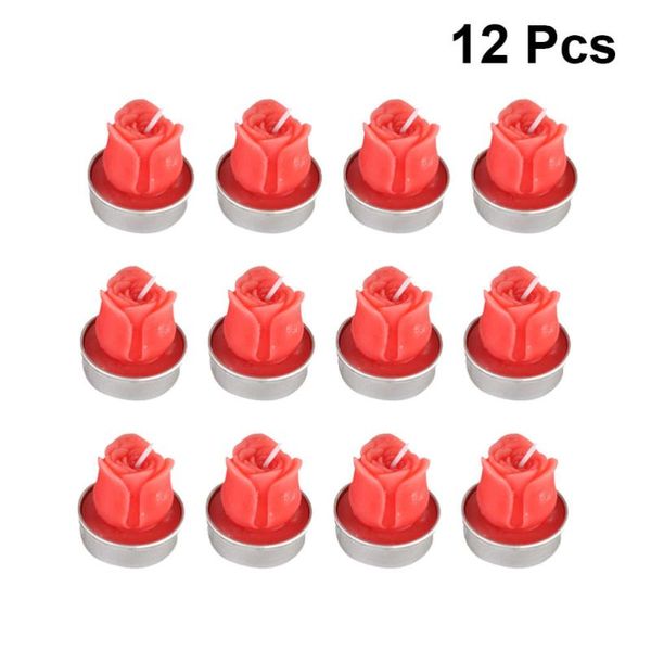 12pcs rose shape candles paraffin wax candle romatic proposal valentine's day decoration party supplies red
12pcs rose shape candles paraffin wax candle romatic proposal valentine's day decoration party supplies red