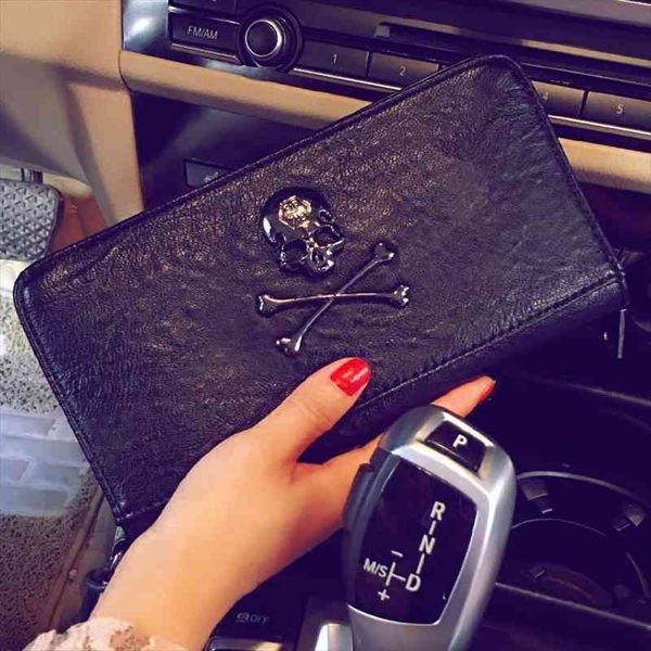 stylish long man wallet leather feel textured decorative black clutch bag zipper ladies card package men, Red;black
stylish long man wallet leather feel textured decorative black clutch bag zipper ladies card package men, Red;black