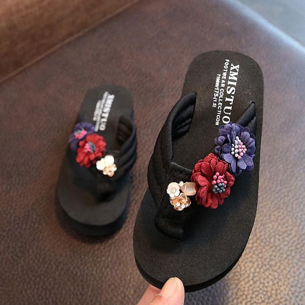 slipper lovely baby slippers parent-child flip flops sweet beach shoes girls flowers summer kids 25-42#, Black;grey
slipper lovely baby slippers parent-child flip flops sweet beach shoes girls flowers summer kids 25-42#, Black;grey
