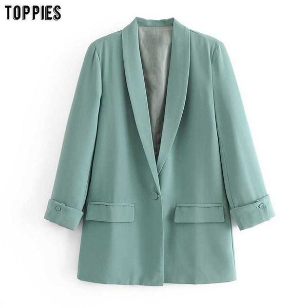 ies women long jacket rolled sleeve blazer femenino suit single button chaquetas white coat 210930, White;black
ies women long jacket rolled sleeve blazer femenino suit single button chaquetas white coat 210930, White;black