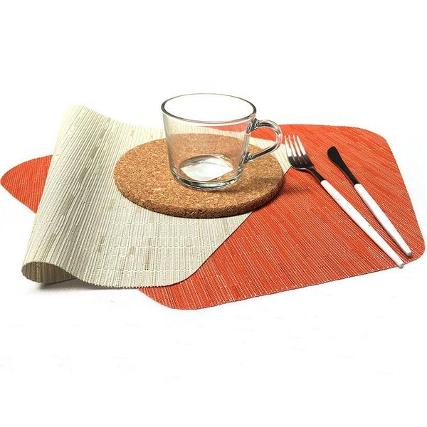 mats & pads pack of 6 woven textilene pvc wedge placemats washable reusable heat insulation anti-skid kitchen table dining pad
mats & pads pack of 6 woven textilene pvc wedge placemats washable reusable heat insulation anti-skid kitchen table dining pad