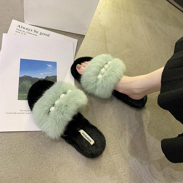 faux fur slippers female furry slides indoor fluffy home woman shoes house women arrival 2021 fashion pearl plush, Black
faux fur slippers female furry slides indoor fluffy home woman shoes house women arrival 2021 fashion pearl plush, Black