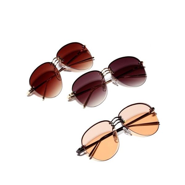 sunglasses abay rimless square women fashion trendy luxury metal eyewear brand designer oversized sun glasses female uv400 oculo, White;black
sunglasses abay rimless square women fashion trendy luxury metal eyewear brand designer oversized sun glasses female uv400 oculo, White;black