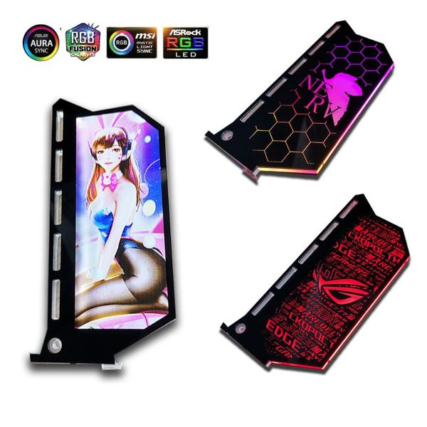 fans & coolings customizable gpu bracket vertical 12v/5v aura colorful video card holder customize vga support chassis watercooler custom mo
fans & coolings customizable gpu bracket vertical 12v/5v aura colorful video card holder customize vga support chassis watercooler custom mo