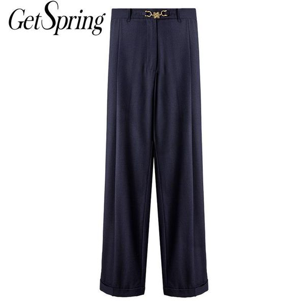 getspring women pants capris patchwork high waist wide leg vintage casual long trousers 2021 women's &, Black;white
getspring women pants capris patchwork high waist wide leg vintage casual long trousers 2021 women's &, Black;white