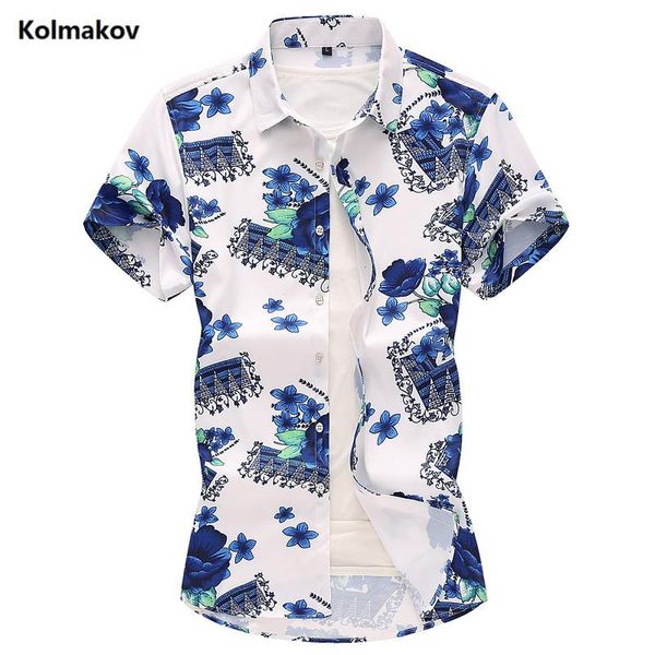 summer men's clothing short sleeve cotton shirts casual collar printed slim for men, White;black
summer men's clothing short sleeve cotton shirts casual collar printed slim for men, White;black