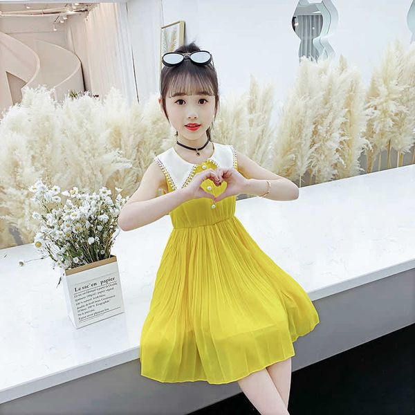 for summer dresses girls 2021 new sleeveless childrens clothing elegant princess dress party kids clothes girls 11 to 12 teenage, Red;yellow
for summer dresses girls 2021 new sleeveless childrens clothing elegant princess dress party kids clothes girls 11 to 12 teenage, Red;yellow