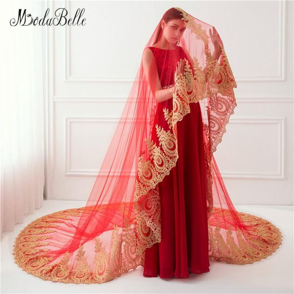 bridal veils modabelle cathedral lace wedding veil red gold appliques schleier custom white ivory accessoires mariage luxury, Black
bridal veils modabelle cathedral lace wedding veil red gold appliques schleier custom white ivory accessoires mariage luxury, Black