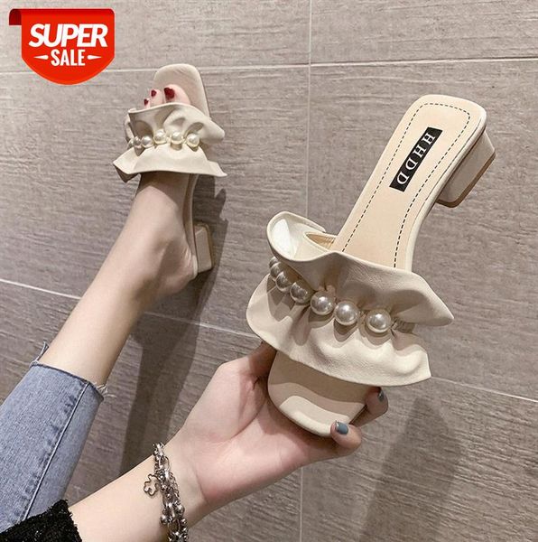 women's sandals and slippers for external wear french gentle ruffled fairy style thick heel fashionable low-heeled women #go6i, Black
women's sandals and slippers for external wear french gentle ruffled fairy style thick heel fashionable low-heeled women #go6i, Black