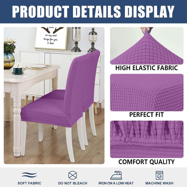 chair covers anti-fouling elastic jacquard dining kitchen cover 1 piece/2 pieces/4 pieces/6 pieces.
chair covers anti-fouling elastic jacquard dining kitchen cover 1 piece/2 pieces/4 pieces/6 pieces.