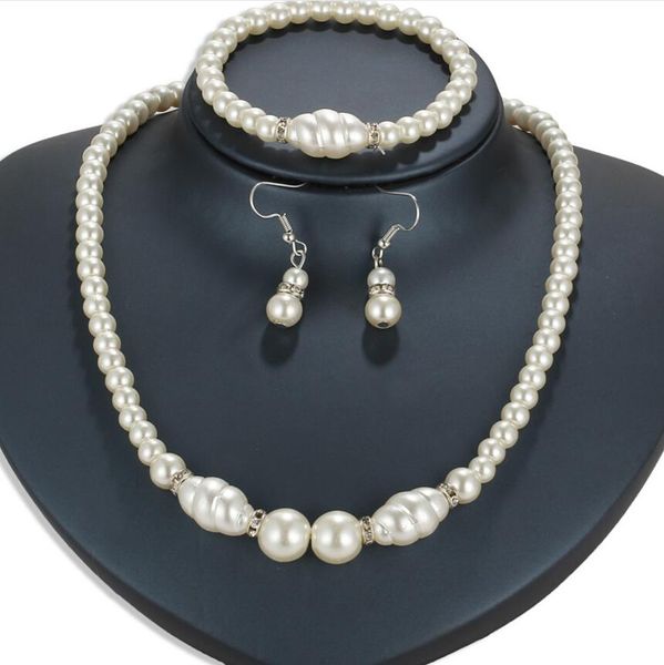 desigenr jewelry pearl jewelry sets crystal helical pearl necklaces earrings bracelets for women classic fashion, Black
desigenr jewelry pearl jewelry sets crystal helical pearl necklaces earrings bracelets for women classic fashion, Black