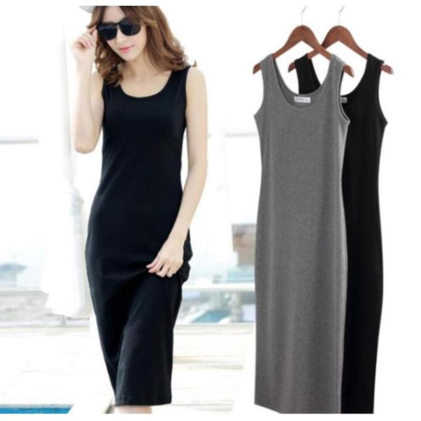 casual dresses s-2xl 2 colors big size sleeveless slim body-con basic tanks vest ladies dress strap solid party summer, Black;gray
casual dresses s-2xl 2 colors big size sleeveless slim body-con basic tanks vest ladies dress strap solid party summer, Black;gray