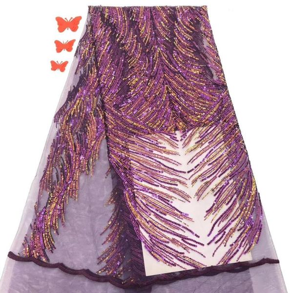 ribbon nigerian lace fabric 2021 purple color african fabrics french tulle with sequins for party dress ts9031, Pink;blue
ribbon nigerian lace fabric 2021 purple color african fabrics french tulle with sequins for party dress ts9031, Pink;blue