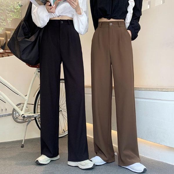 women's pants & capris causal women autumn korean 2021 high waist slim fashion age reduction versatile wide leg casual, Black;white
women's pants & capris causal women autumn korean 2021 high waist slim fashion age reduction versatile wide leg casual, Black;white