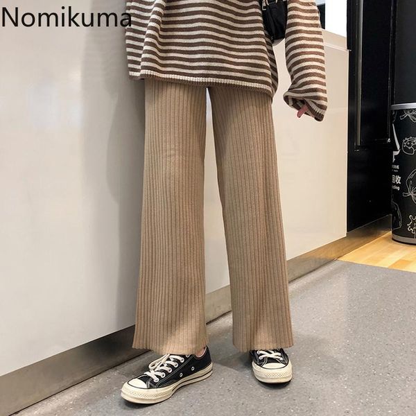 women's pants & capris nomikuma thicken casual high waist women solid color 2021 autumn winter loose trousers arrival knitted pantalone, Black;white
women's pants & capris nomikuma thicken casual high waist women solid color 2021 autumn winter loose trousers arrival knitted pantalone, Black;white
