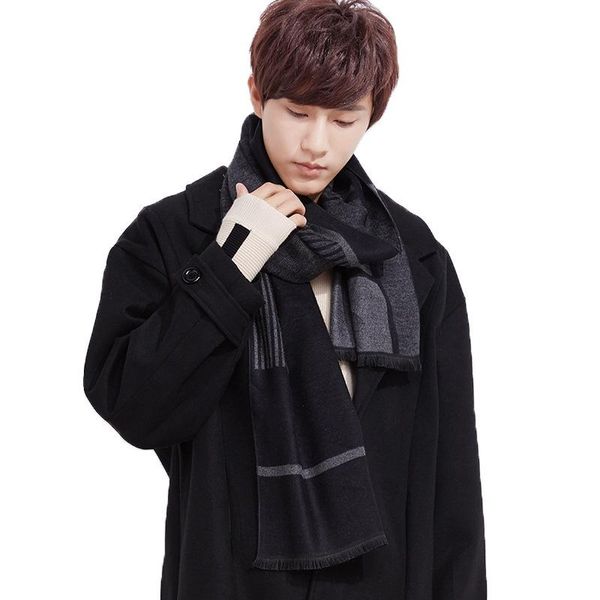 scarves vohio scarf men big size 210cm black wool spinning striped women winter imitation cashmere shawl knitted warm plaid neck, Blue;gray
scarves vohio scarf men big size 210cm black wool spinning striped women winter imitation cashmere shawl knitted warm plaid neck, Blue;gray