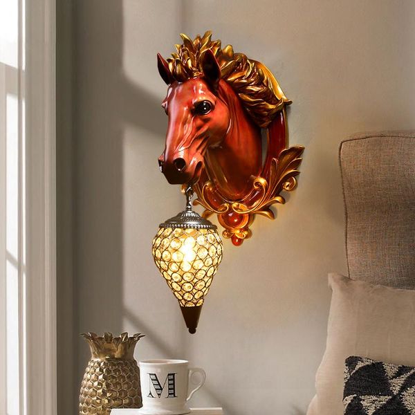 wall lamps european resin horse lamp vintage crystal lights for home art decor nordic sconces bedroom living room light fixtures
wall lamps european resin horse lamp vintage crystal lights for home art decor nordic sconces bedroom living room light fixtures