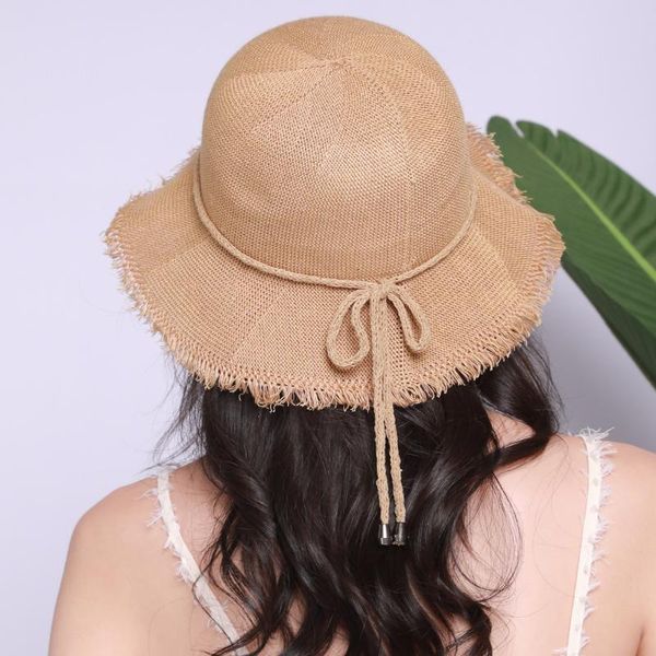 wide brim hats ladies summer fashion cotton knitted beach sun hat solid color tether bowknot basin fisherman foldable, Blue;gray
wide brim hats ladies summer fashion cotton knitted beach sun hat solid color tether bowknot basin fisherman foldable, Blue;gray