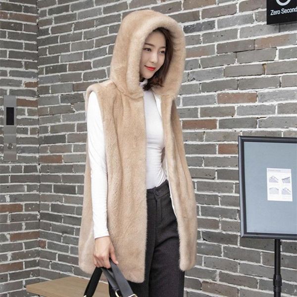 women's vests jacekts warm long imitation fur women vest beige black winter hooded solid sleevelss coat oversize gilet femme 20, Black;white
women's vests jacekts warm long imitation fur women vest beige black winter hooded solid sleevelss coat oversize gilet femme 20, Black;white