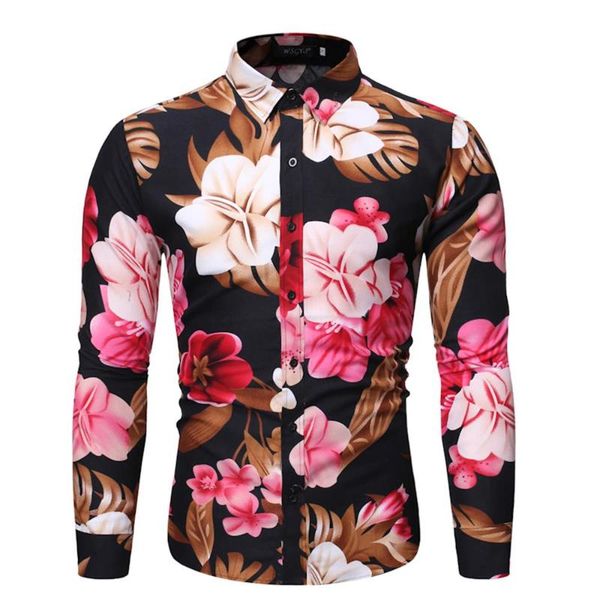 men's casual shirts cardigan floral printed blouses button-up shirt formal office men long sleeve slim fit autumn winter blouse, White;black
men's casual shirts cardigan floral printed blouses button-up shirt formal office men long sleeve slim fit autumn winter blouse, White;black