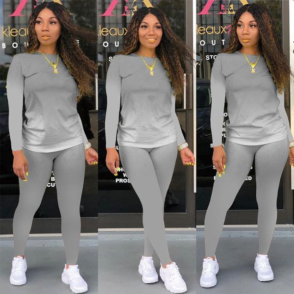 women's tracksuits ueteey two-piece casual gradient eight color basic women pant set, Gray
women's tracksuits ueteey two-piece casual gradient eight color basic women pant set, Gray