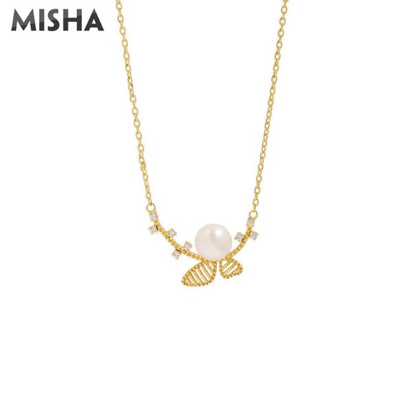 pendant necklaces misha trendy necklace for women girls natural pearl butterfly design elegant jewelry party wedding gift, Silver
pendant necklaces misha trendy necklace for women girls natural pearl butterfly design elegant jewelry party wedding gift, Silver