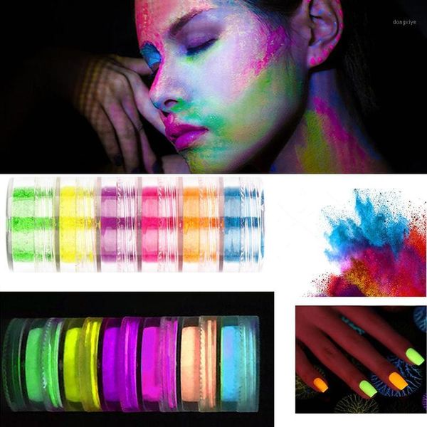 luminous phosphor powder nail glitter dust glow in the dark party makeup pigment glitters eye shadow1, Silver;gold
luminous phosphor powder nail glitter dust glow in the dark party makeup pigment glitters eye shadow1, Silver;gold