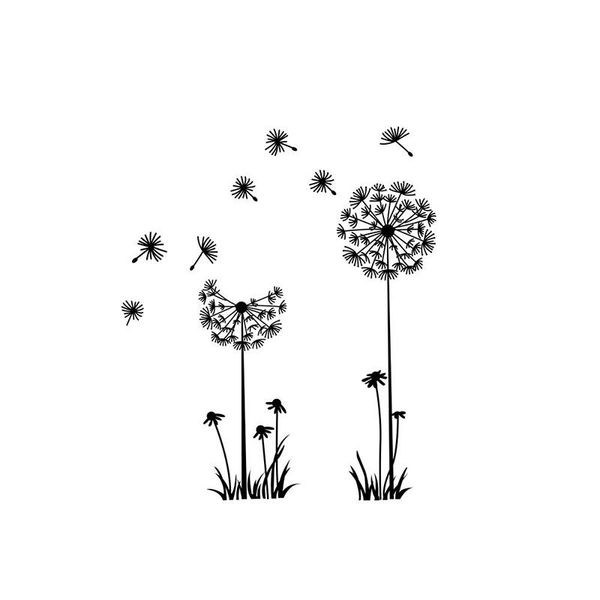 wall stickers household adornment black dandelion sitting room bedroom decoration
wall stickers household adornment black dandelion sitting room bedroom decoration