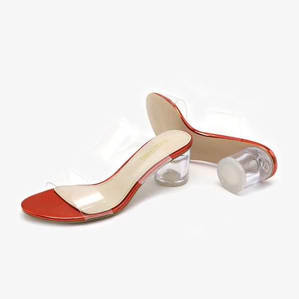 transparent pvc sandals women slip on 5.5cm thick high heels round toe shallow sandalias mujer 2021 shoes size 35-42, Black
transparent pvc sandals women slip on 5.5cm thick high heels round toe shallow sandalias mujer 2021 shoes size 35-42, Black