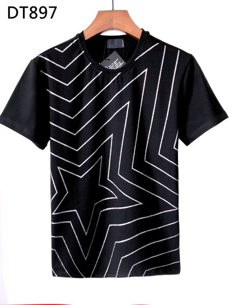 2021 men&women tee summer fashion round neck short sleeve trend letter printing breathable t-shirt m-3xl 4, White;black
2021 men&women tee summer fashion round neck short sleeve trend letter printing breathable t-shirt m-3xl 4, White;black