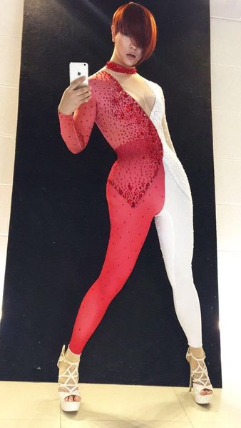 women's jumpsuits & rompers women red white splice suits pattern jumpsuit female singer stage outfit one-piece costume glisten stretch, Black;white
women's jumpsuits & rompers women red white splice suits pattern jumpsuit female singer stage outfit one-piece costume glisten stretch, Black;white