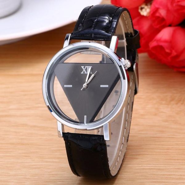 wristwatches fashion designer women triangular watches unique hollowed-out dial quartz faux leather band ladies moda feminina, Slivery;brown
wristwatches fashion designer women triangular watches unique hollowed-out dial quartz faux leather band ladies moda feminina, Slivery;brown