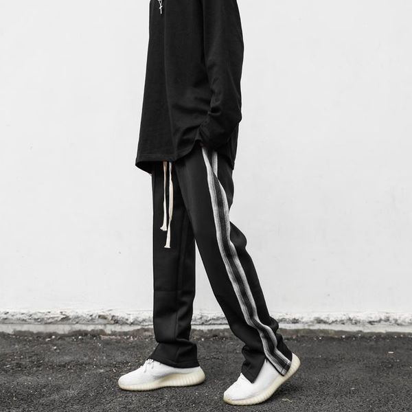 men's pants trousers street size versatile black and white gradual change ribbon stitching split loose sportswear
men's pants trousers street size versatile black and white gradual change ribbon stitching split loose sportswear