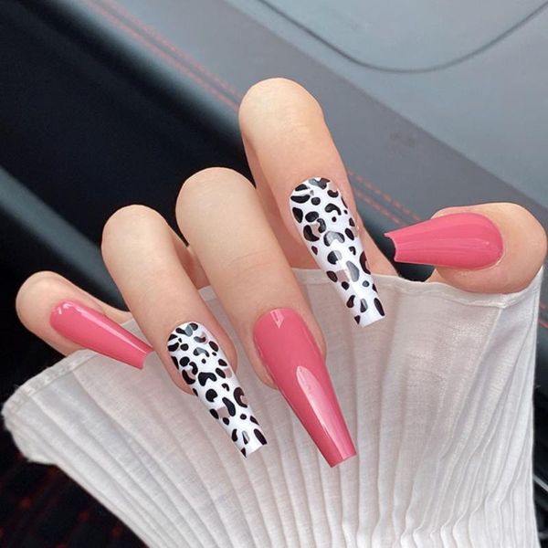 false nails super long fake coffin glossy artificial plastics leopard press on girls ballerina full cover fingernails tips, Red;gold
false nails super long fake coffin glossy artificial plastics leopard press on girls ballerina full cover fingernails tips, Red;gold